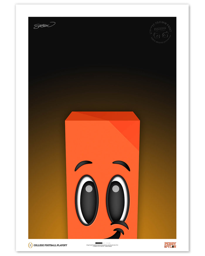 Minimalist Perry The Pylon Limited Edition Art Print