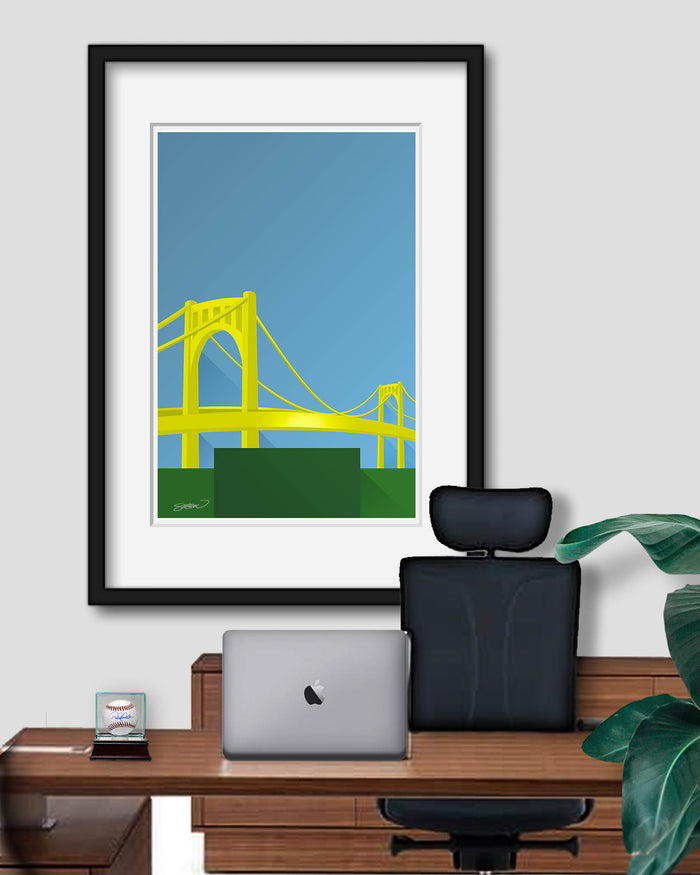 Minimalist PNC Park Art Print