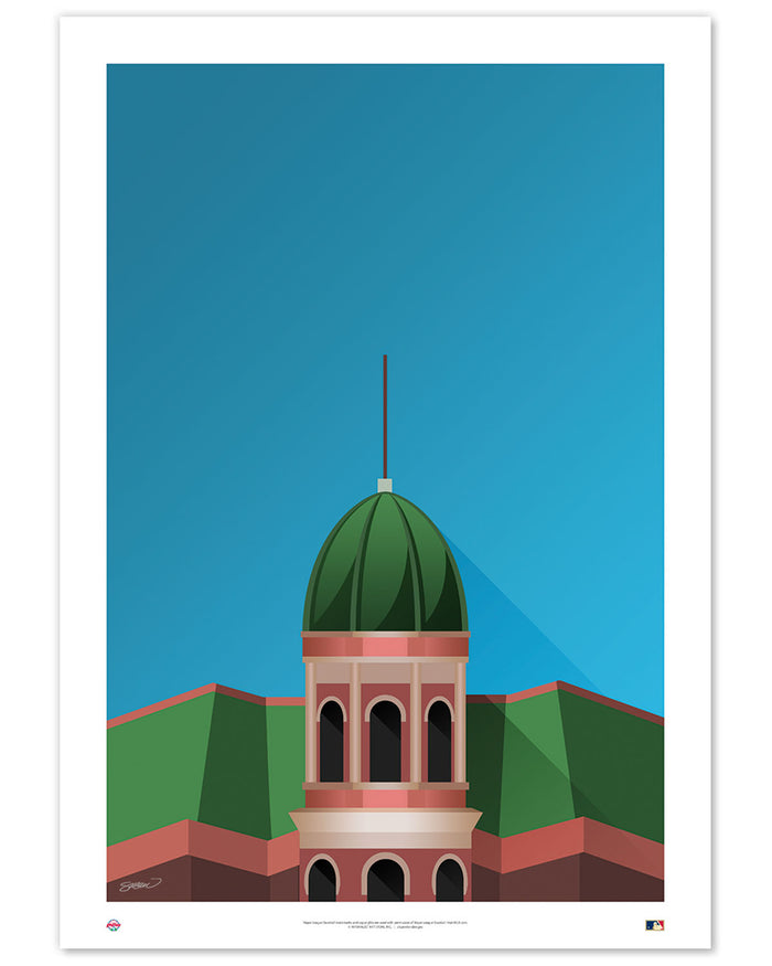 Minimalist Shibe Park Art Print
