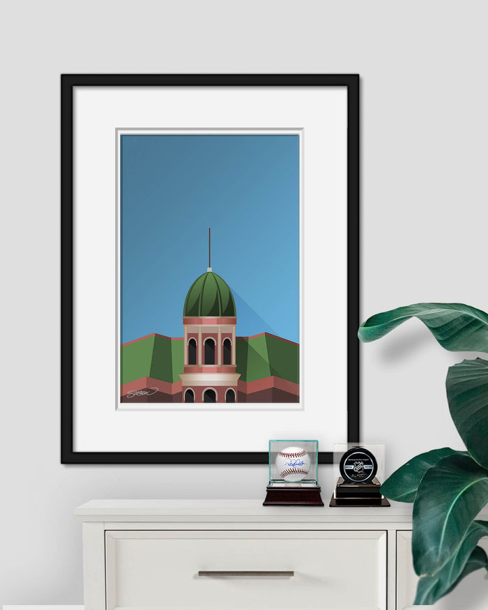 Minimalist Shibe Park Art Print