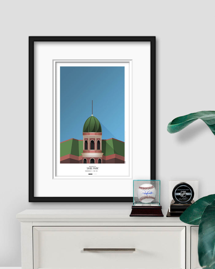Minimalist Shibe Park Art Print