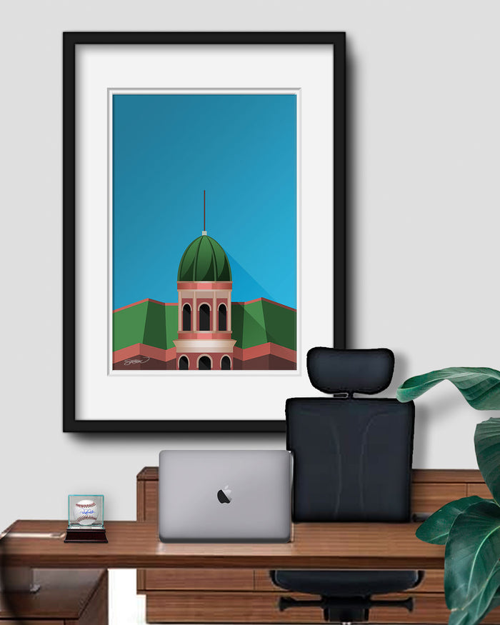Minimalist Shibe Park Art Print