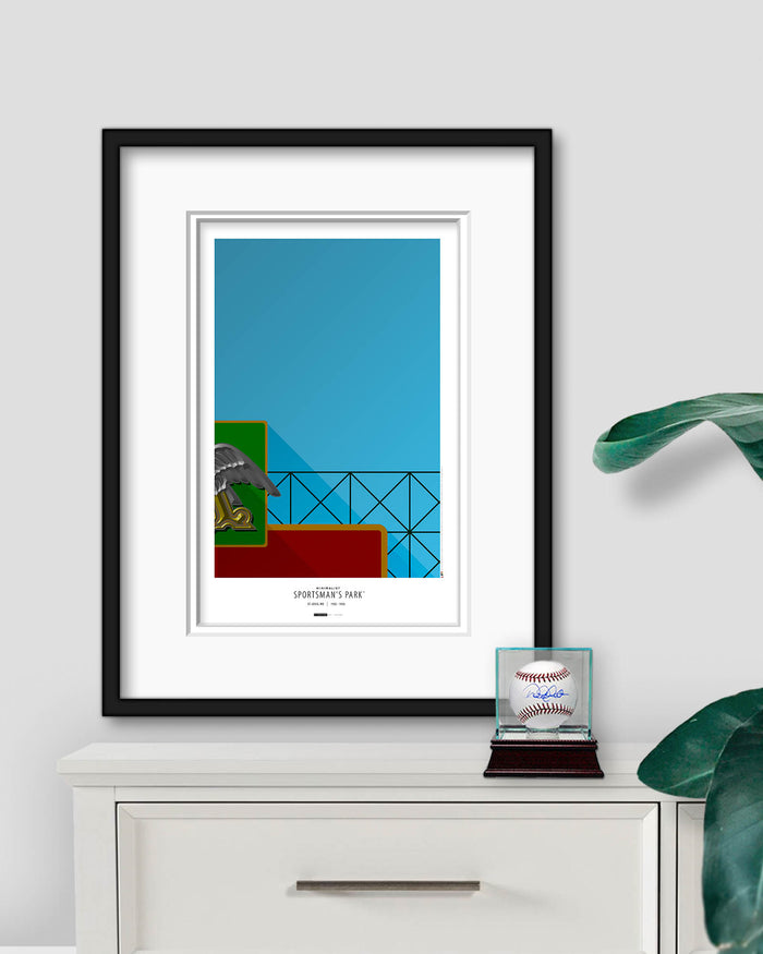 Minimalist Sportsman's Park Art Print