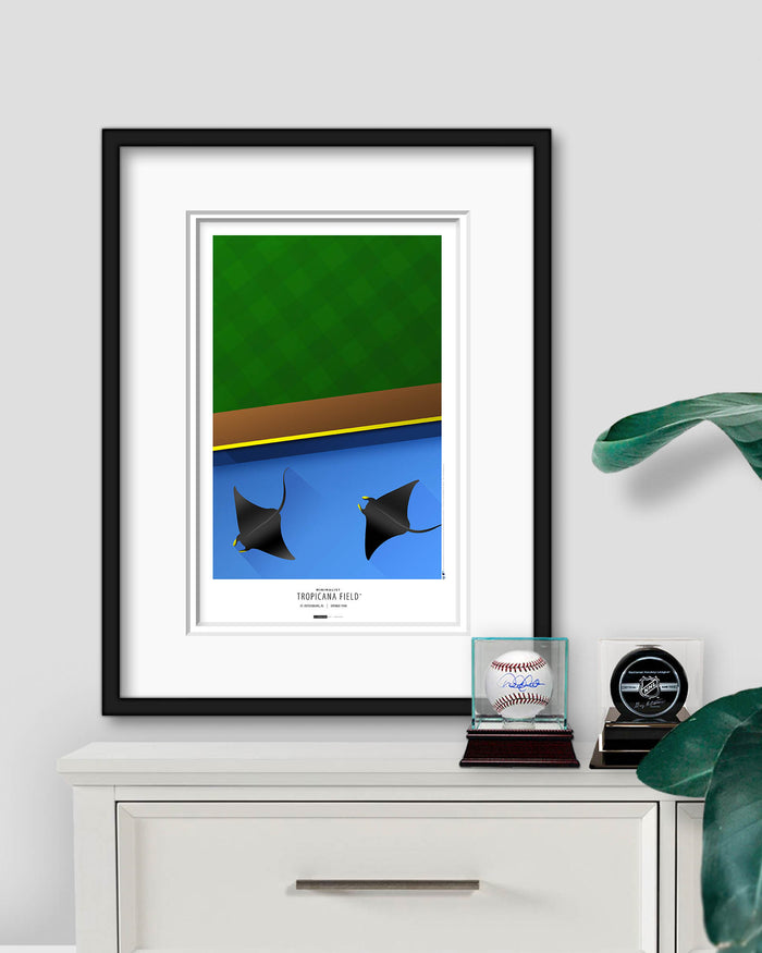 Minimalist Tropicana Field Art Print