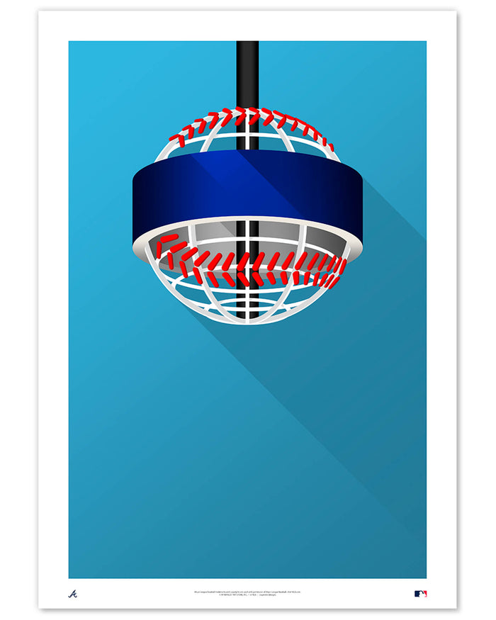 Minimalist Truist Park Art Print