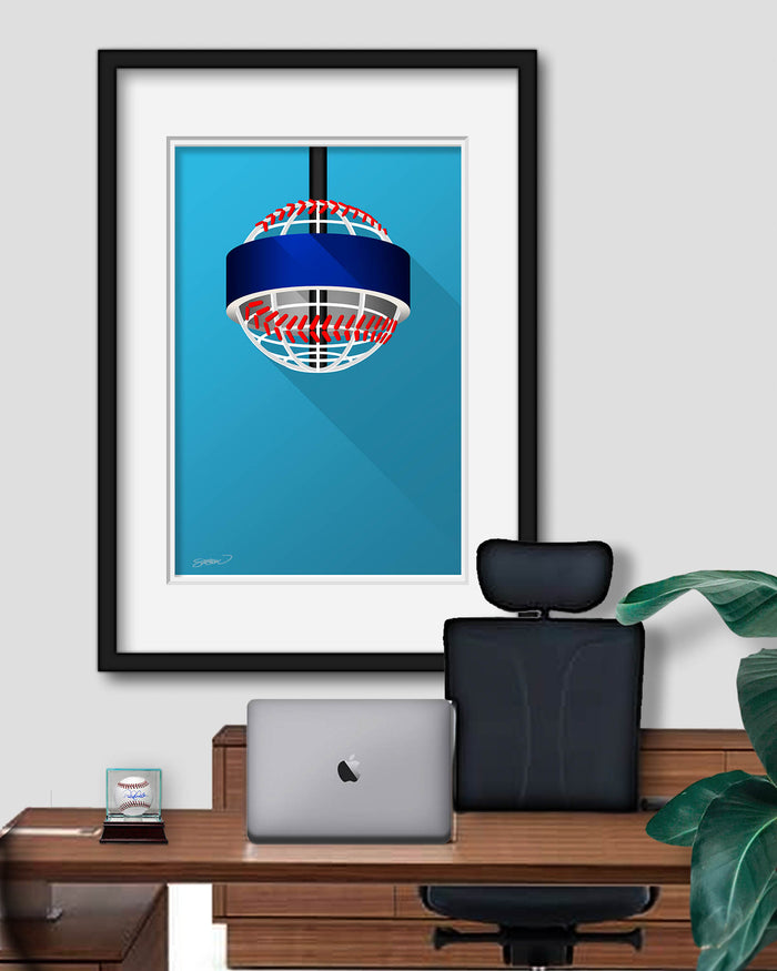 Minimalist Truist Park Art Print