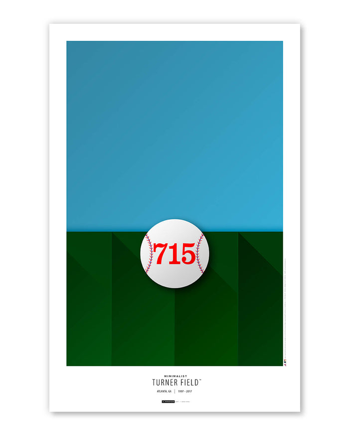 Minimalist Turner Field Art Print