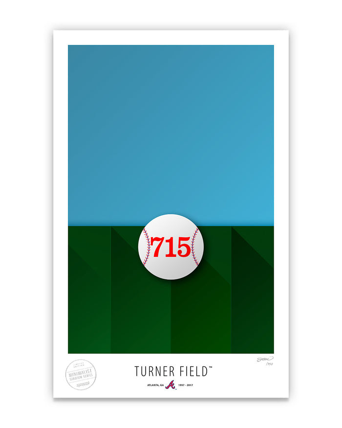 Minimalist Turner Field Art Print