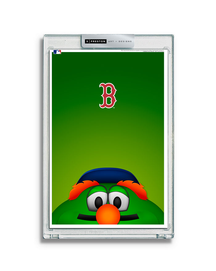 Minimalist Wally The Green Monster Peeker Limited Edition Art Slab