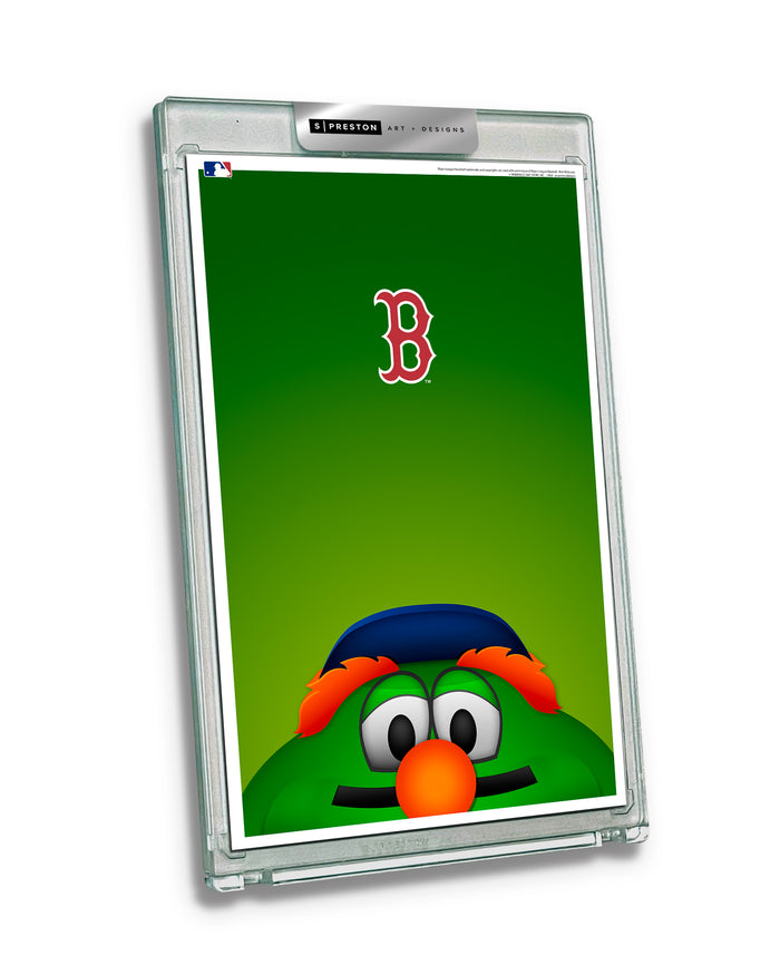 Minimalist Wally The Green Monster Peeker Limited Edition Art Slab