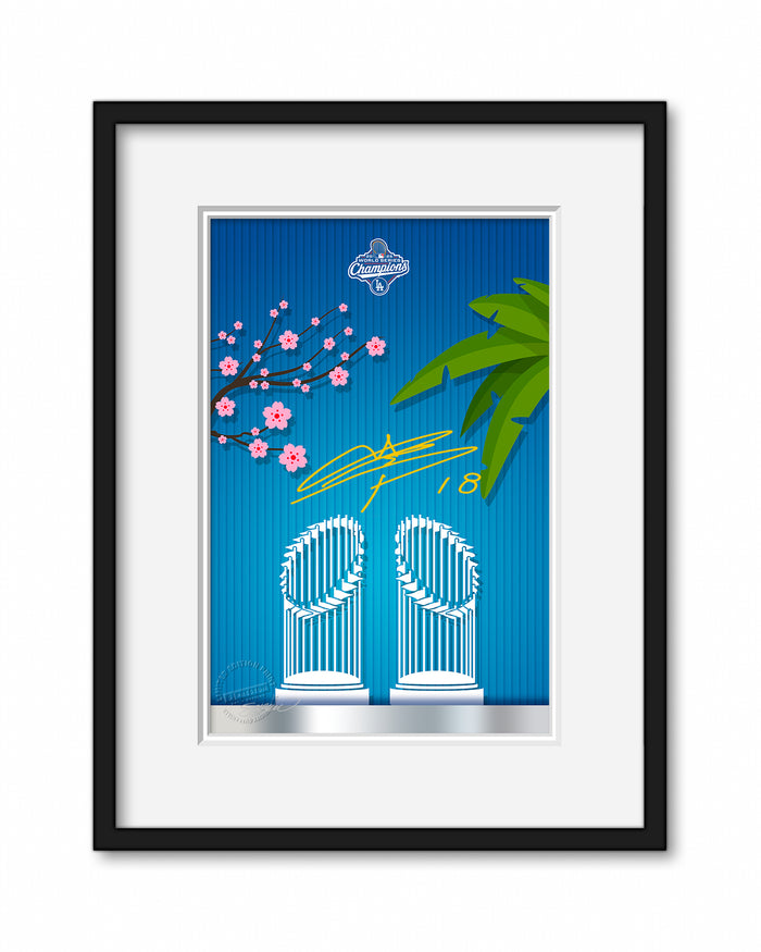 Medium Art Print - LE Yamamoto Autographed / Framed