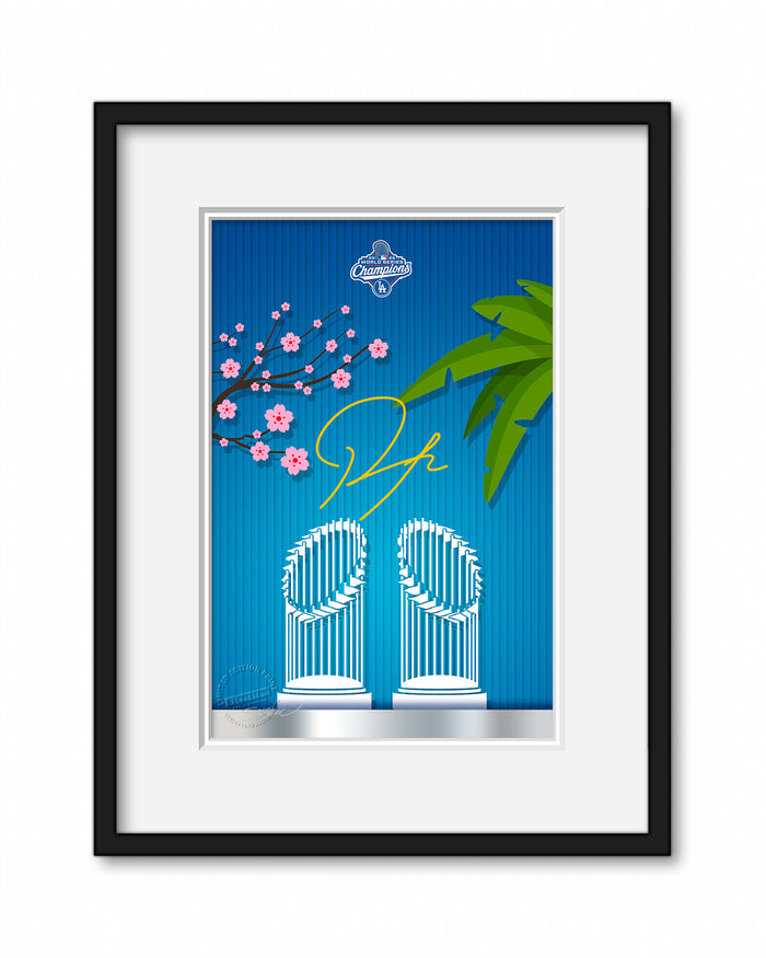 Medium Art Print - LE Sasaki Autographed / Framed