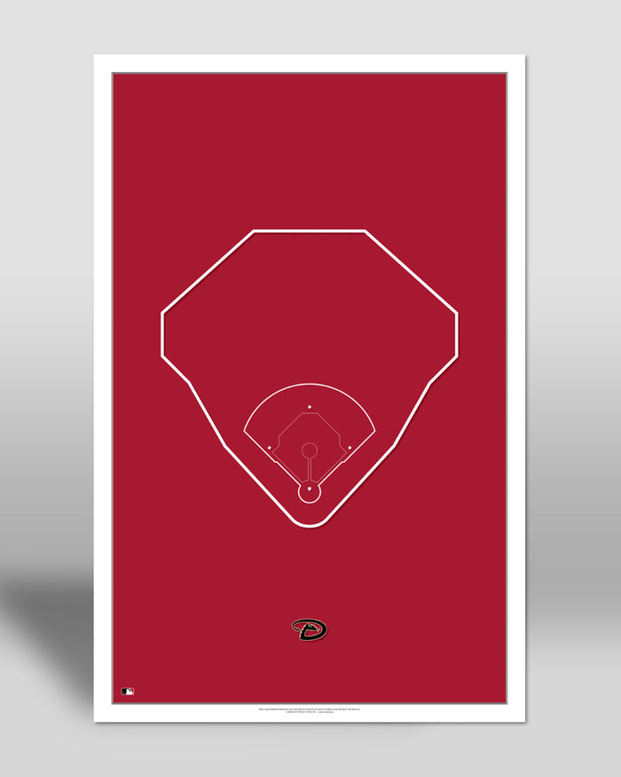 MLB Outline Ballpark - Chase Field Arizona Diamondbacks - S Preston