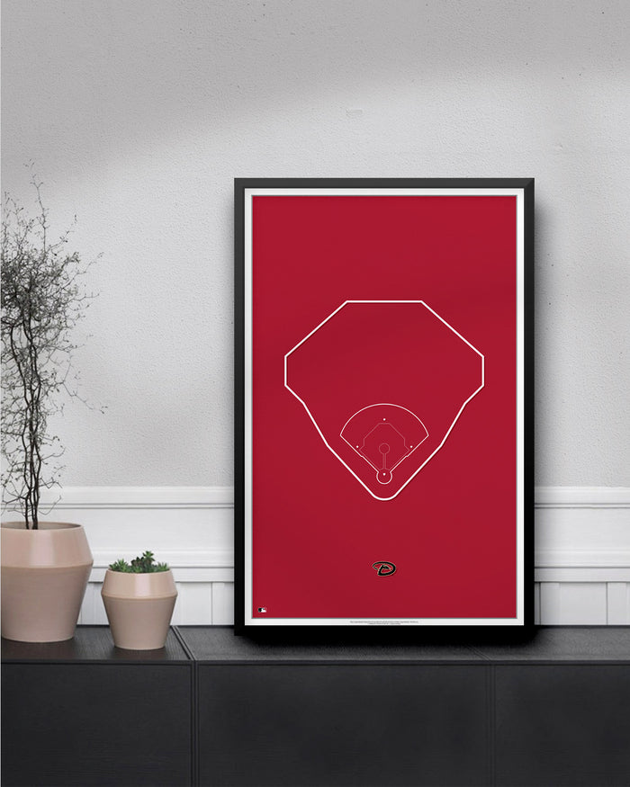 MLB Outline Ballpark - Chase Field Arizona Diamondbacks - S Preston