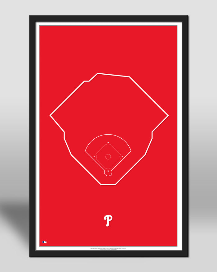 MLB Outline Ballpark - Citizens Bank Park Philadelphia Phillies - S Preston