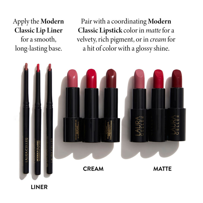 Modern Classic Waterproof Lip Liner product pairing benefits