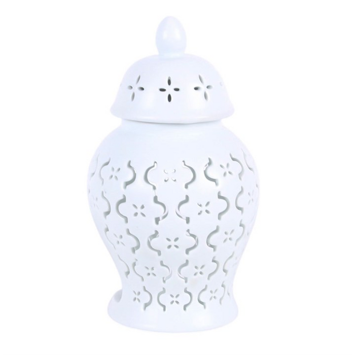 Moroccan Lantern Cut Out Oil Burner and Wax Warmer 🇬🇧