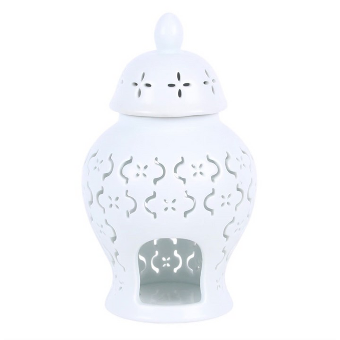 Moroccan Lantern Cut Out Oil Burner and Wax Warmer 🇬🇧