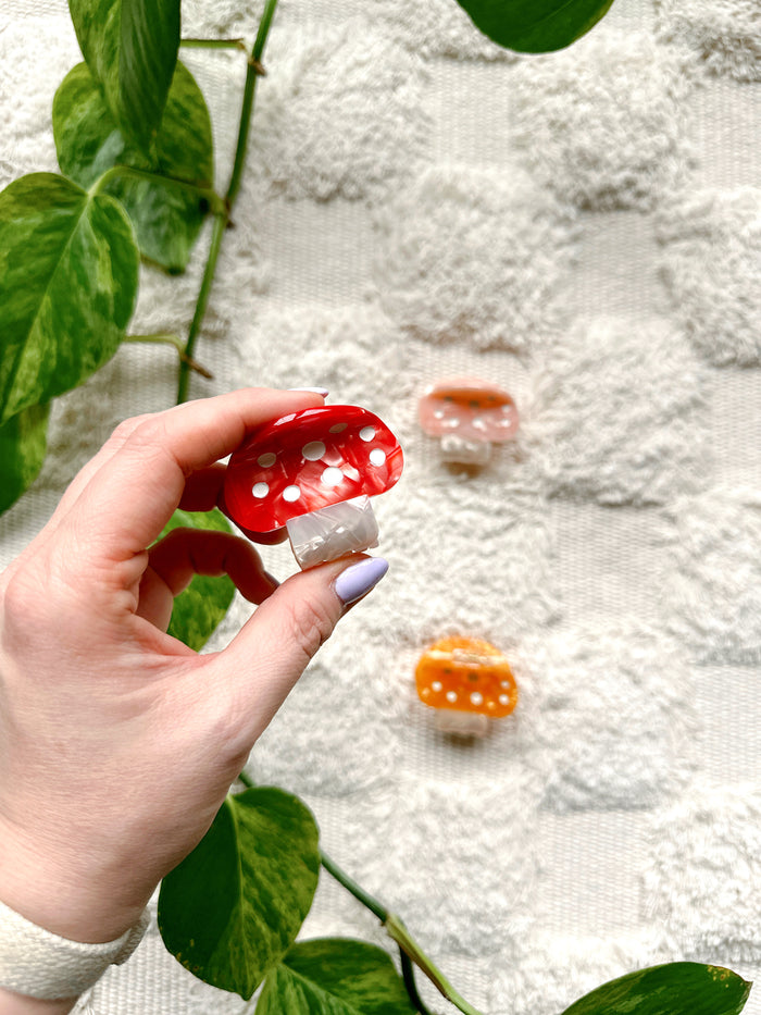 Mushroom Claw Clip