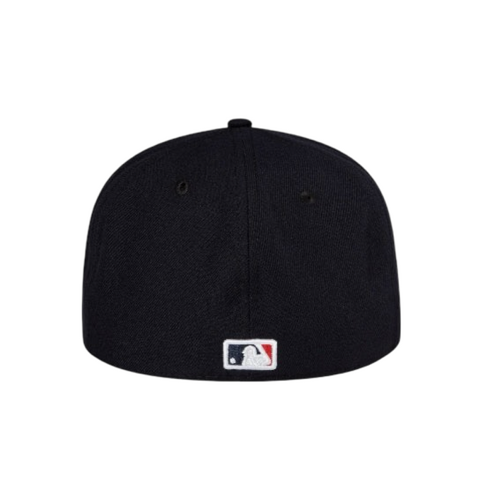 New Era 59Fifty Boston Redsox Navy White Red Fitted Cap