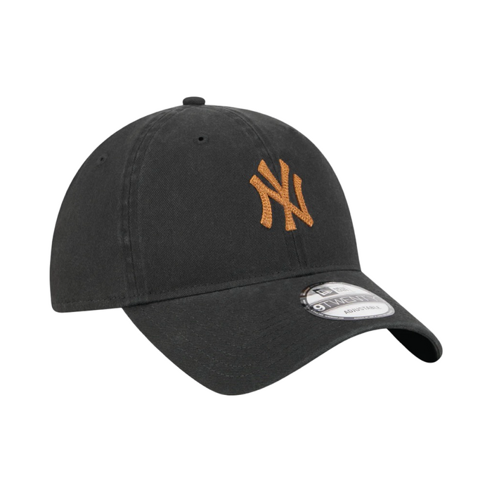 New Era 920 Pre Curved Washed Earthtones New York Yankees Black Brown Cap