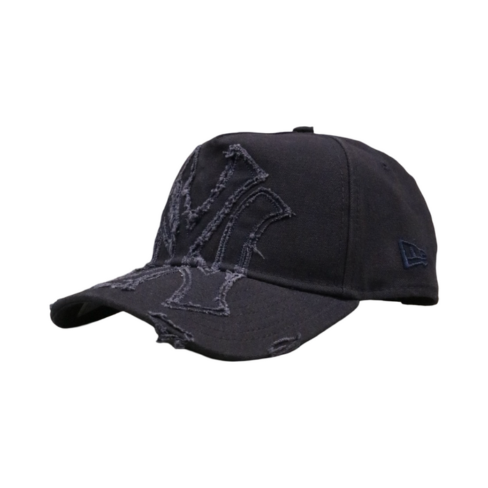 New Era 940 A-Frame Applique Distress Snapback New York Yankees Navy Cap