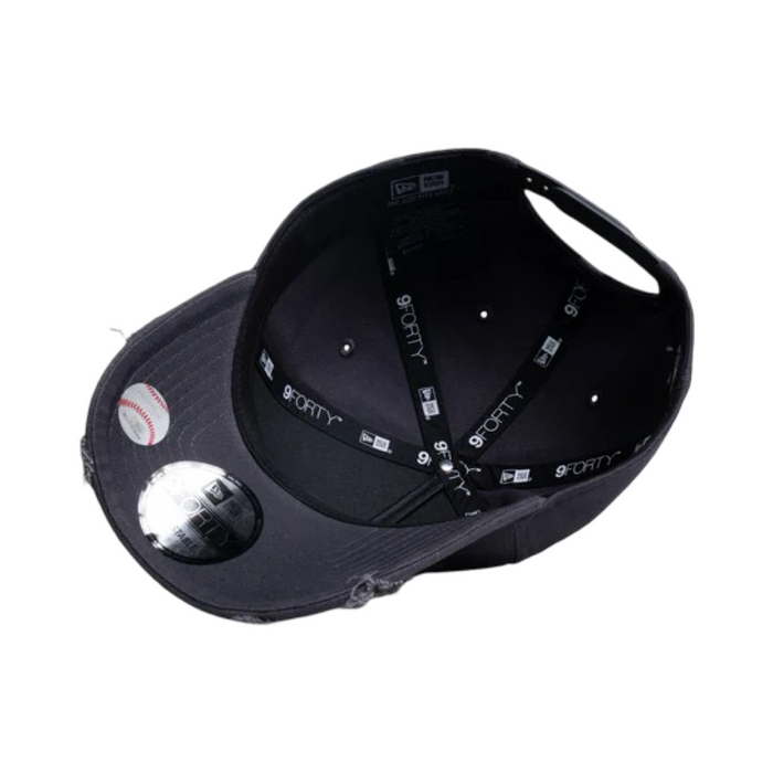 New Era 940 A-Frame Applique Distress Snapback New York Yankees Navy Cap