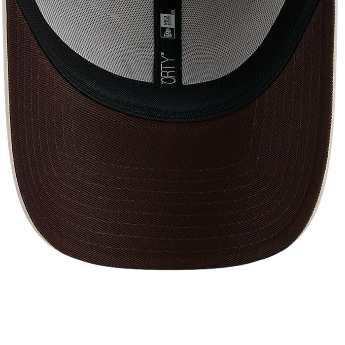 New Era 940 Pre Curved Snapback Los Angeles Dodgers Stone Mocha Brown Cap