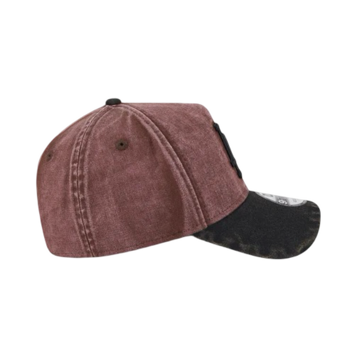 New Era 9Forty A-Frame Earthtones Los Angeles DodgersBurgundy Snapback Cap