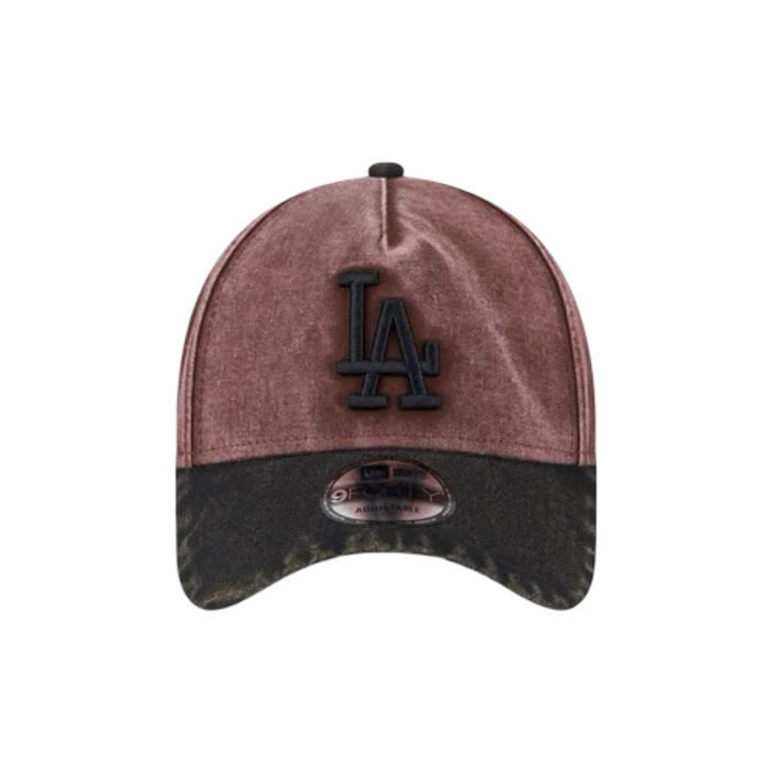 New Era 9Forty A-Frame Earthtones Los Angeles DodgersBurgundy Snapback Cap