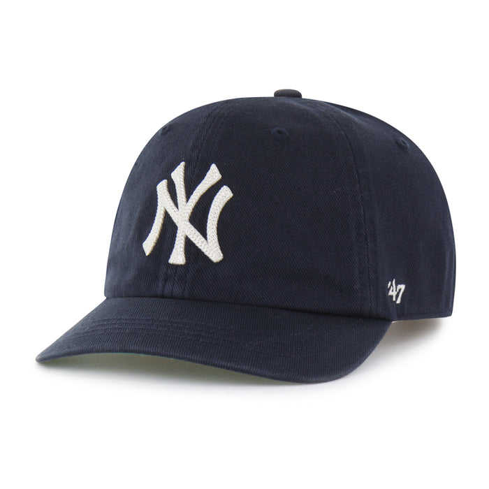 NEW YORK YANKEES CHAIN SIDE STITCH '47 CLEAN UP SHORT VISOR