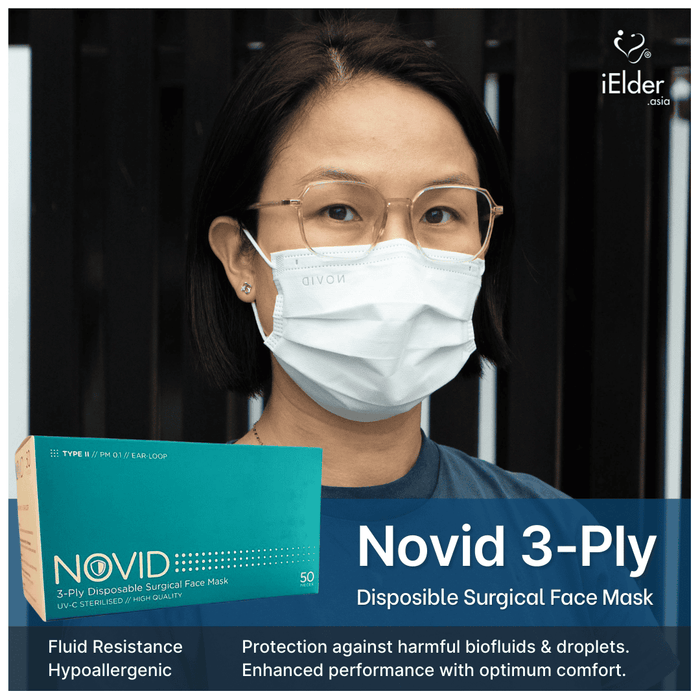 Novid 3-Ply Disposable Surgical Face Mask (Bundle pack) - Adult