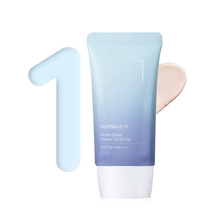 NUMBUZIN No.1 Pure Glass Clean Tone Up SPF50+ PA++++ كريم متعدد المهام لبشرة زجاجية من نمبوزين
