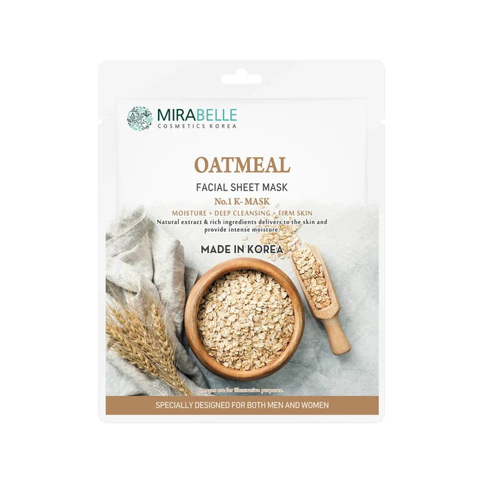 Oat Meal Facial Sheet Mask