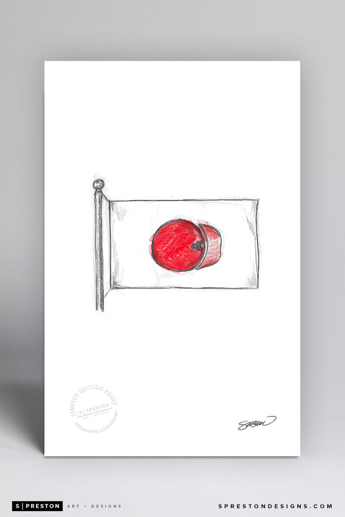 Ohtani to Anaheim Sketch Limited Edition - Los Angeles Angels - S. Preston Art + Designs
