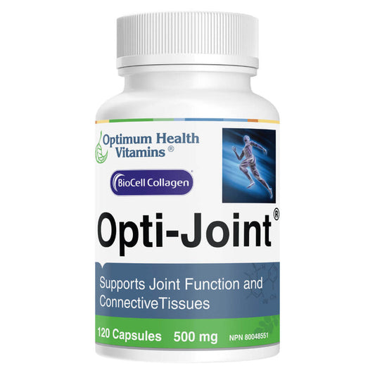 Bottle of Optimum Health Vitamins Opti-Joint 120 Capsules