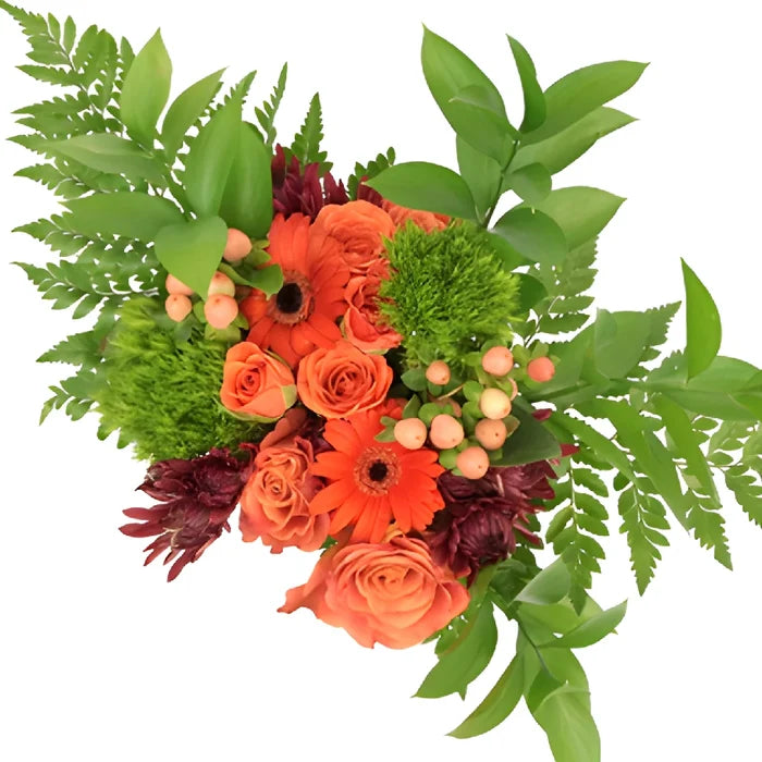 Orange Classic Fresh Flower Centerpieces