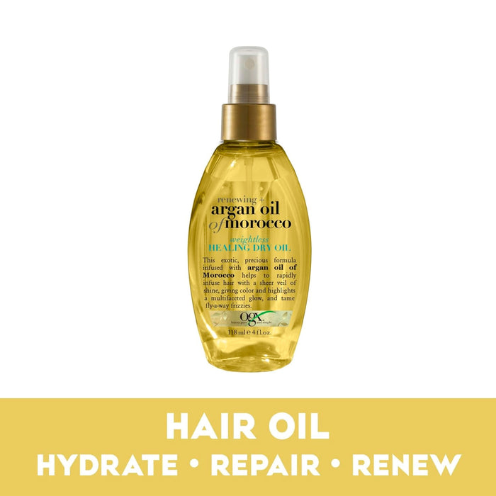 Organix Renewing Argan Oil of Morocco Weightless Dry Oil Mist 4oz/ 118ml