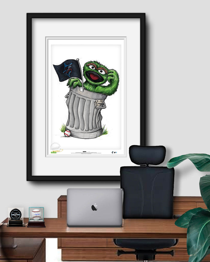 Oscar Rep Your Colours x MLB Marlins Limited Edition Art Print