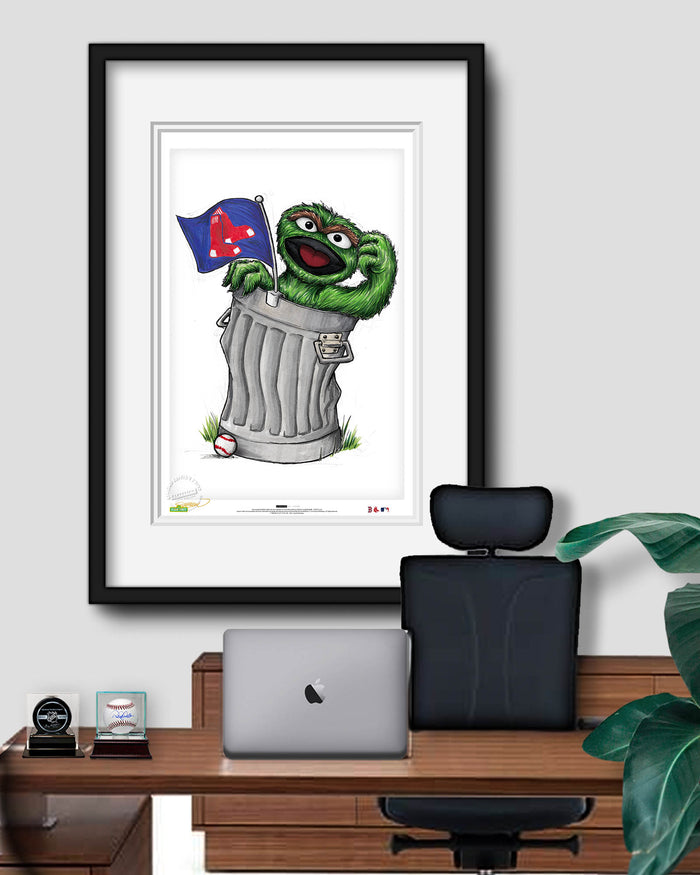 Oscar Rep Your Colours x MLB Red Sox Limited Edition Art Print