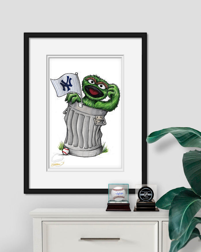 Oscar Rep Your Colours x MLB Yankees Limited Edition Art Print
