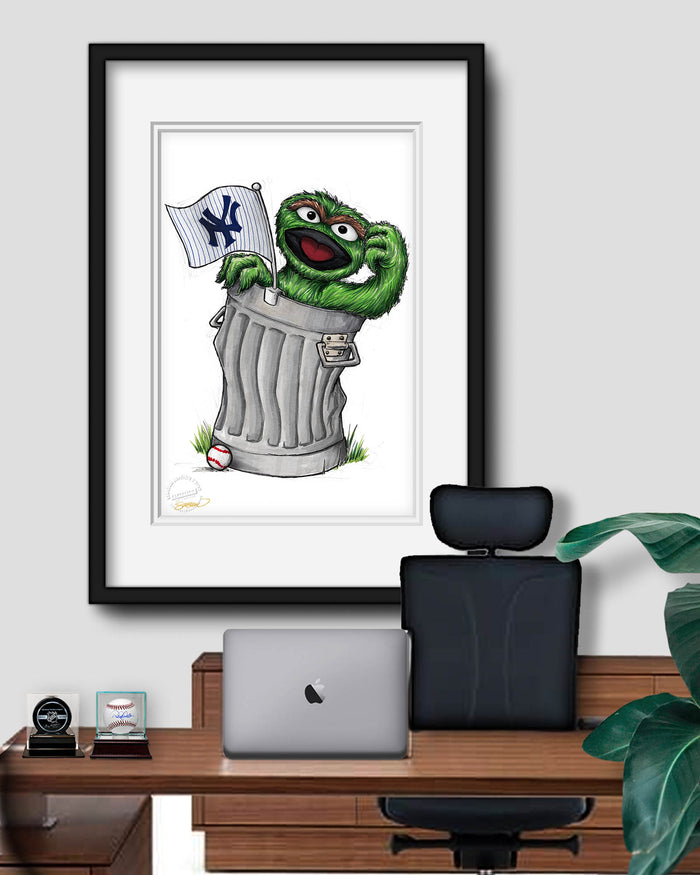 Oscar Rep Your Colours x MLB Yankees Limited Edition Art Print