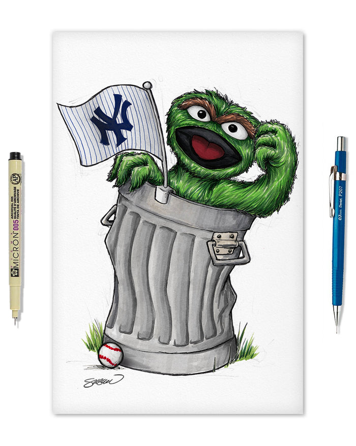 Oscar Rep Your Colours x MLB Yankees Limited Edition Art Print