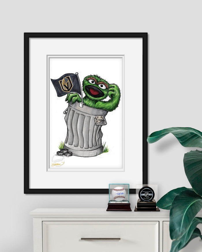 Oscar Rep Your Colours x NHL Golden Knights Limited Edition Art Print