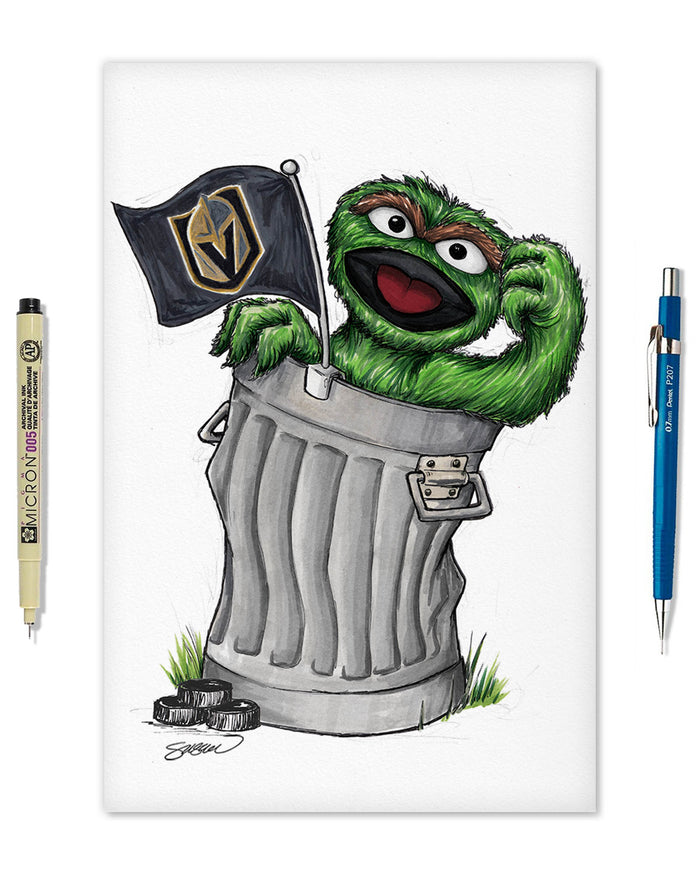 Oscar Rep Your Colours x NHL Golden Knights Limited Edition Art Print