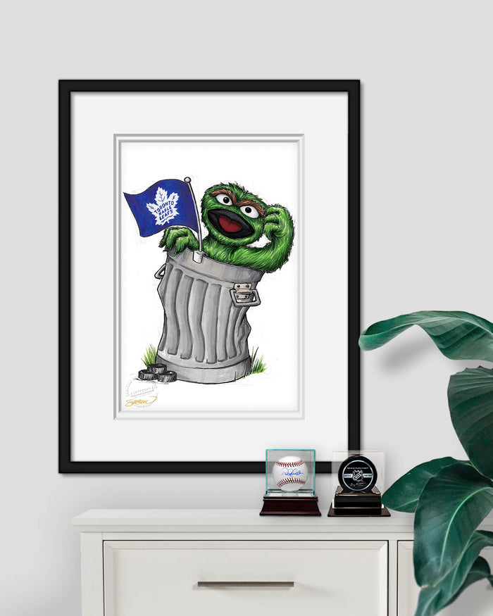 Oscar Rep Your Colours x NHL Maple Leafs Limited Edition Art Print