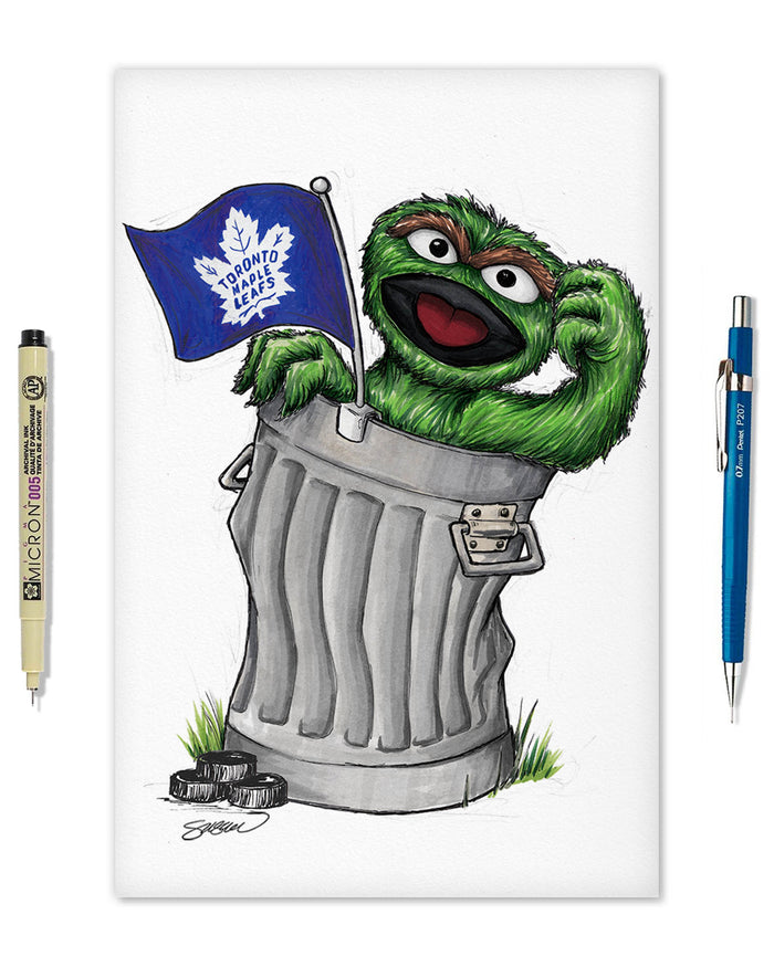 Oscar Rep Your Colours x NHL Maple Leafs Limited Edition Art Print