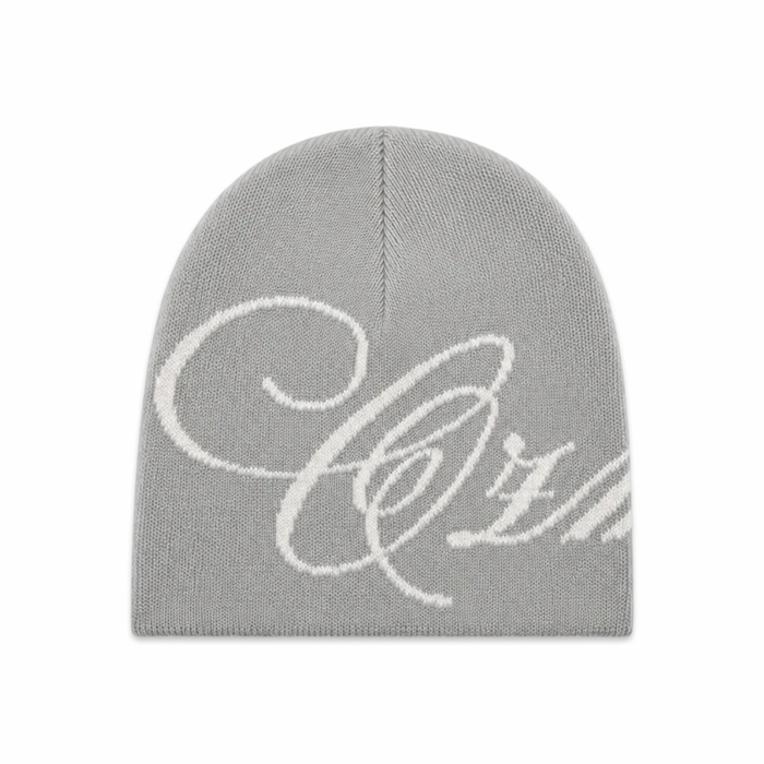 OZMNL Script Logo Beanie Grey