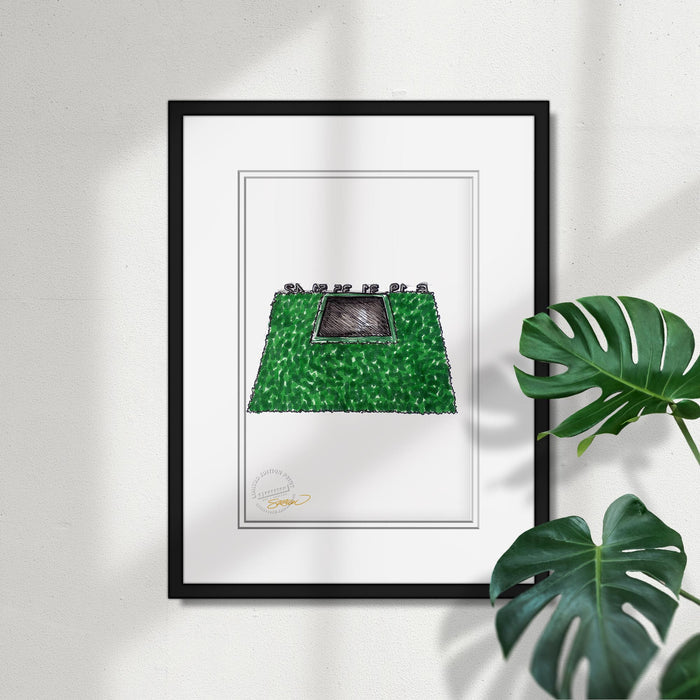 Petco Park Ink Sketch Limited Edition Art Print