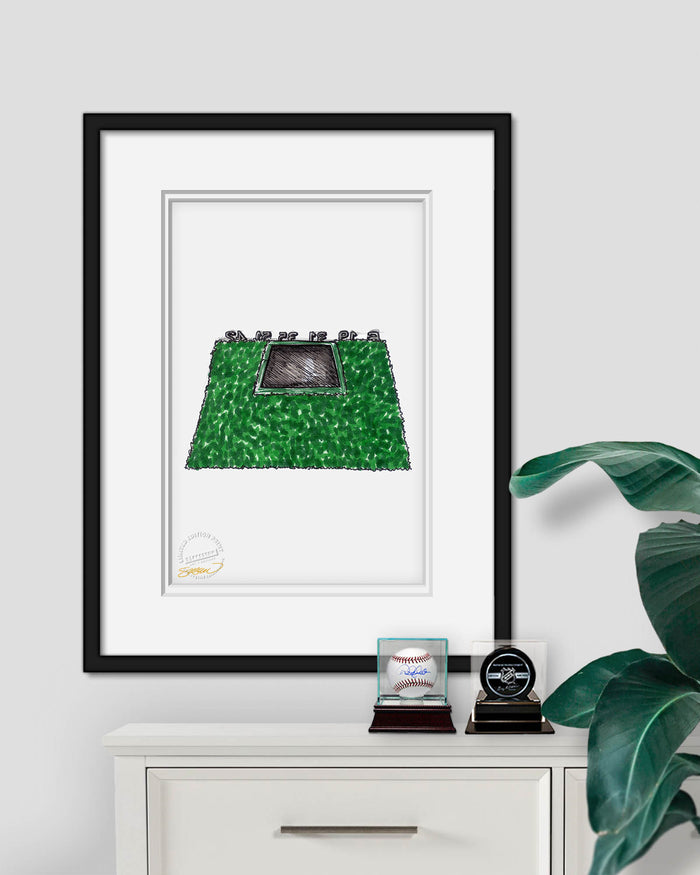 Petco Park Ink Sketch Limited Edition Art Print